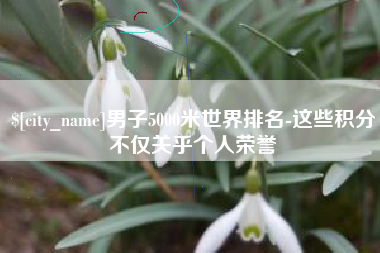 潍坊男子5000米世界排名-这些积分不仅关乎个人荣誉