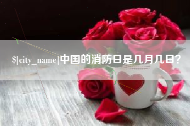 潍坊中国的消防日是几月几日？