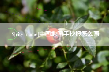 潍坊中国地图手抄报怎么画