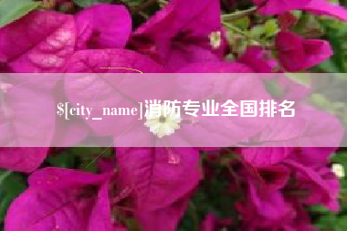潍坊消防专业全国排名