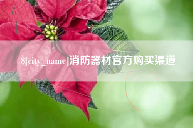 潍坊消防器材官方购买渠道