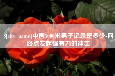 潍坊中国5000米男子记录是多少-向终点发起强有力的冲击