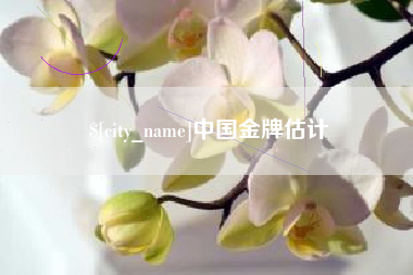 潍坊中国金牌估计