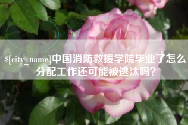 潍坊中国消防救援学院毕业了怎么分配工作还可能被逃汰吗？