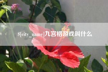 潍坊九宫格游戏叫什么