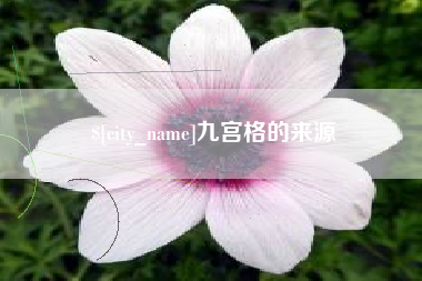 潍坊九宫格的来源
