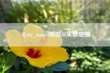 潍坊地图3d实景地图
