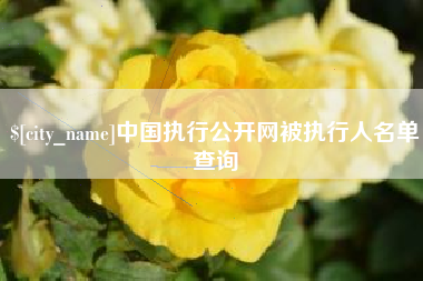 潍坊中国执行公开网被执行人名单查询