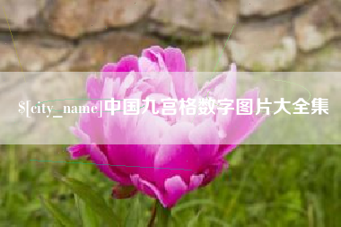 潍坊中国九宫格数字图片大全集