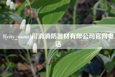 潍坊川消消防器材有限公司官网电话