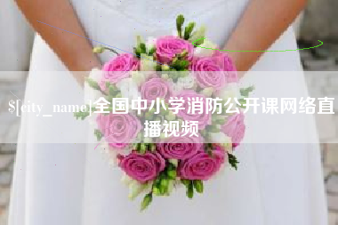 潍坊全国中小学消防公开课网络直播视频