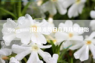 潍坊我国消防日几月几号开始