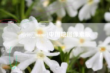 潍坊中国地图像素版