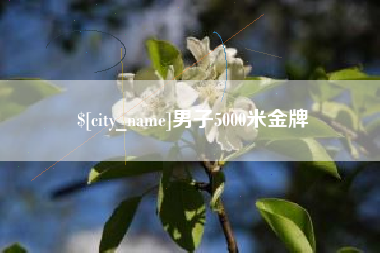 潍坊男子5000米金牌