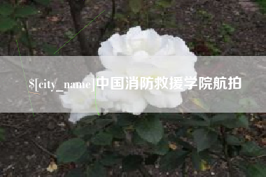 潍坊中国消防救援学院航拍