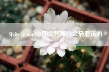 潍坊中国金牌哪六金最值钱的