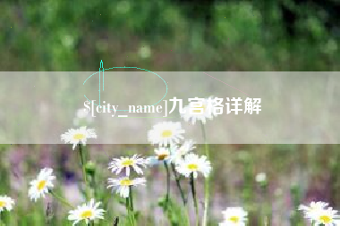 潍坊九宫格详解